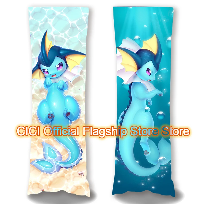 

Dakimakura Anime Vaporeon Body Pillow Double sided Print Life-size Cover pillow cases