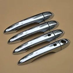 Chrome Door Handle Cover FOR Jeep Cherokee KL 2014-2021 Styling Trim Smart Keyhole Keyless Entry System