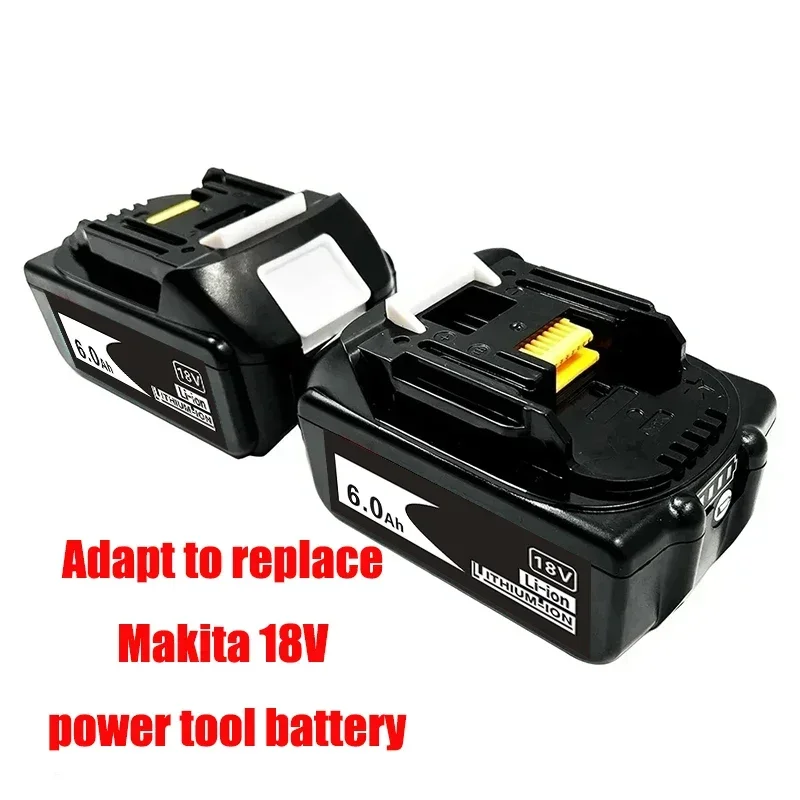 Imagem -04 - Makita 6000mah Bateria Recarregável de Íon de Lítio 18v Baterias de Substituição Bl1860 Bl1830 Bl1850 com Carregador Dc18rc 3a 18v