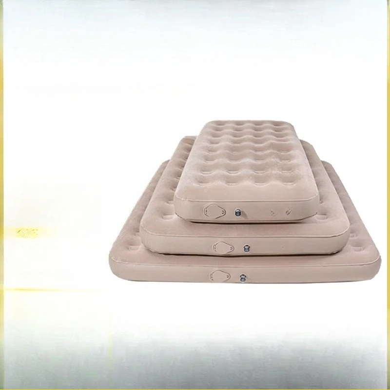 Colchón de aire para acampar al aire libre, tienda de campaña, colchón para dormir, litera de suelo para el hogar, colchón de aire portátil automático