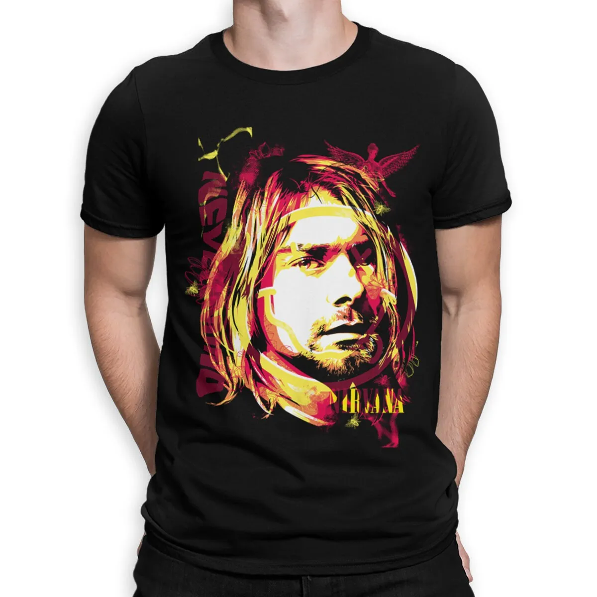 Kurt Cobain T-shirt / Men's Women's Sizes / 100%