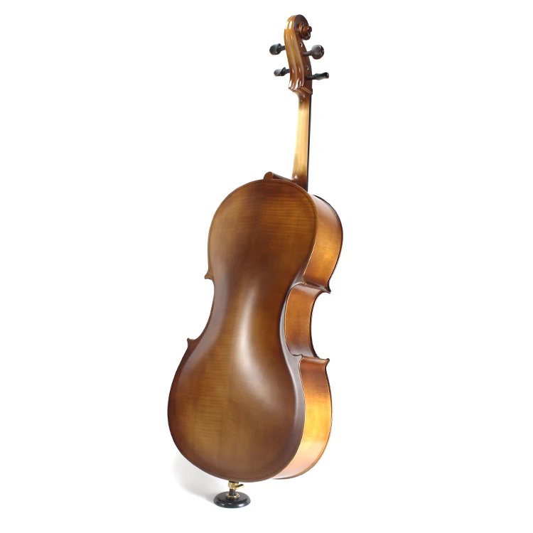 Uniform paint application Natural texture Handcarved cello head Refined spinner Clamping cello