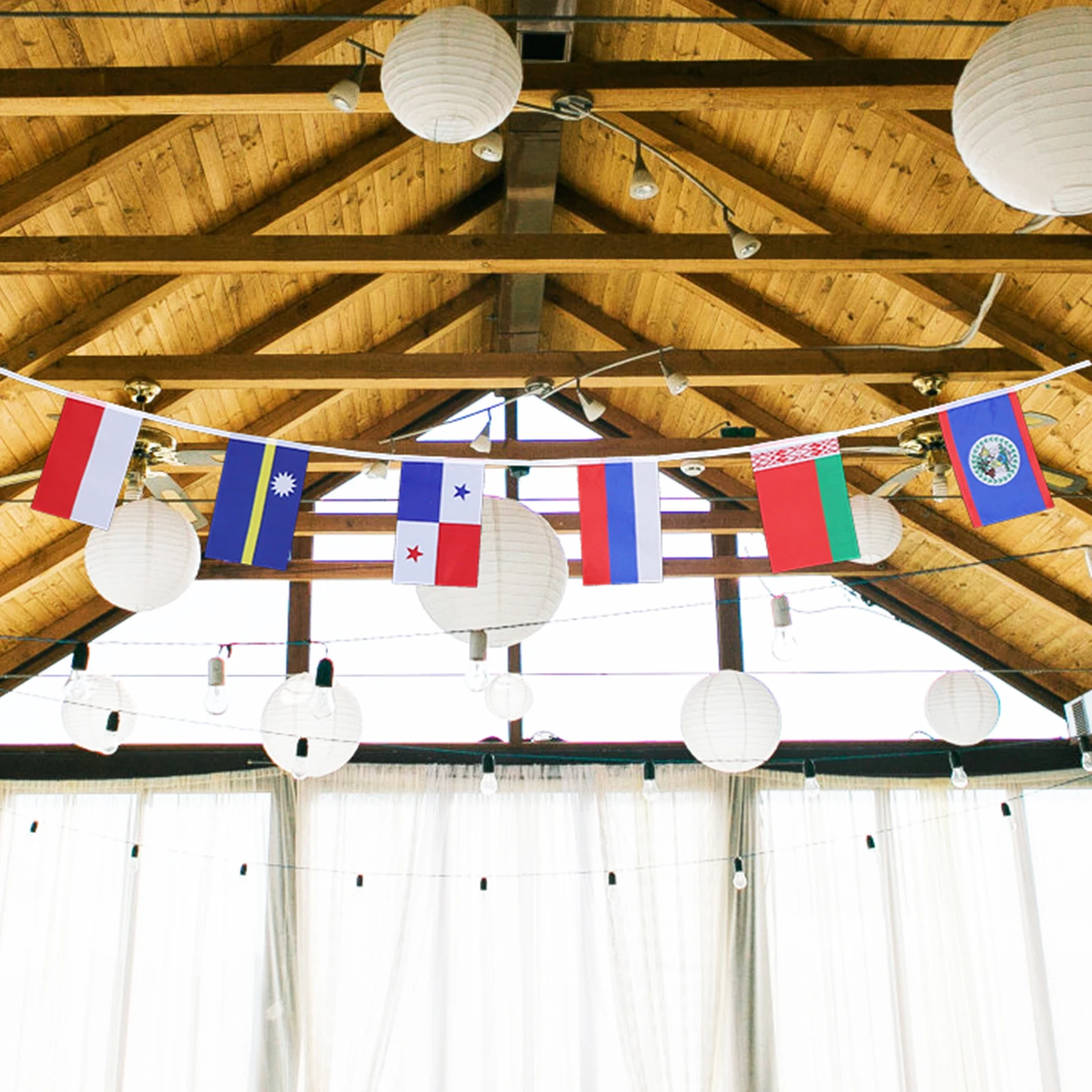 

12 5M Party Country Flags Decor National Banner Decorative String Party Soccer Bunting International Festivals Games