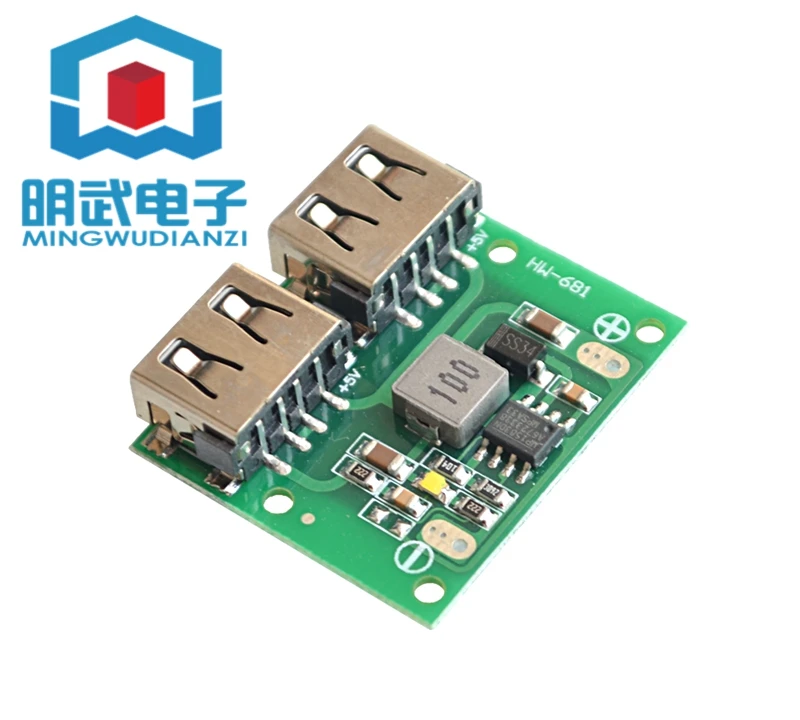 

12V/24V To 5V Dual USB Socket 3A DC-DC Car Charging Voltage Regulator Charging Module