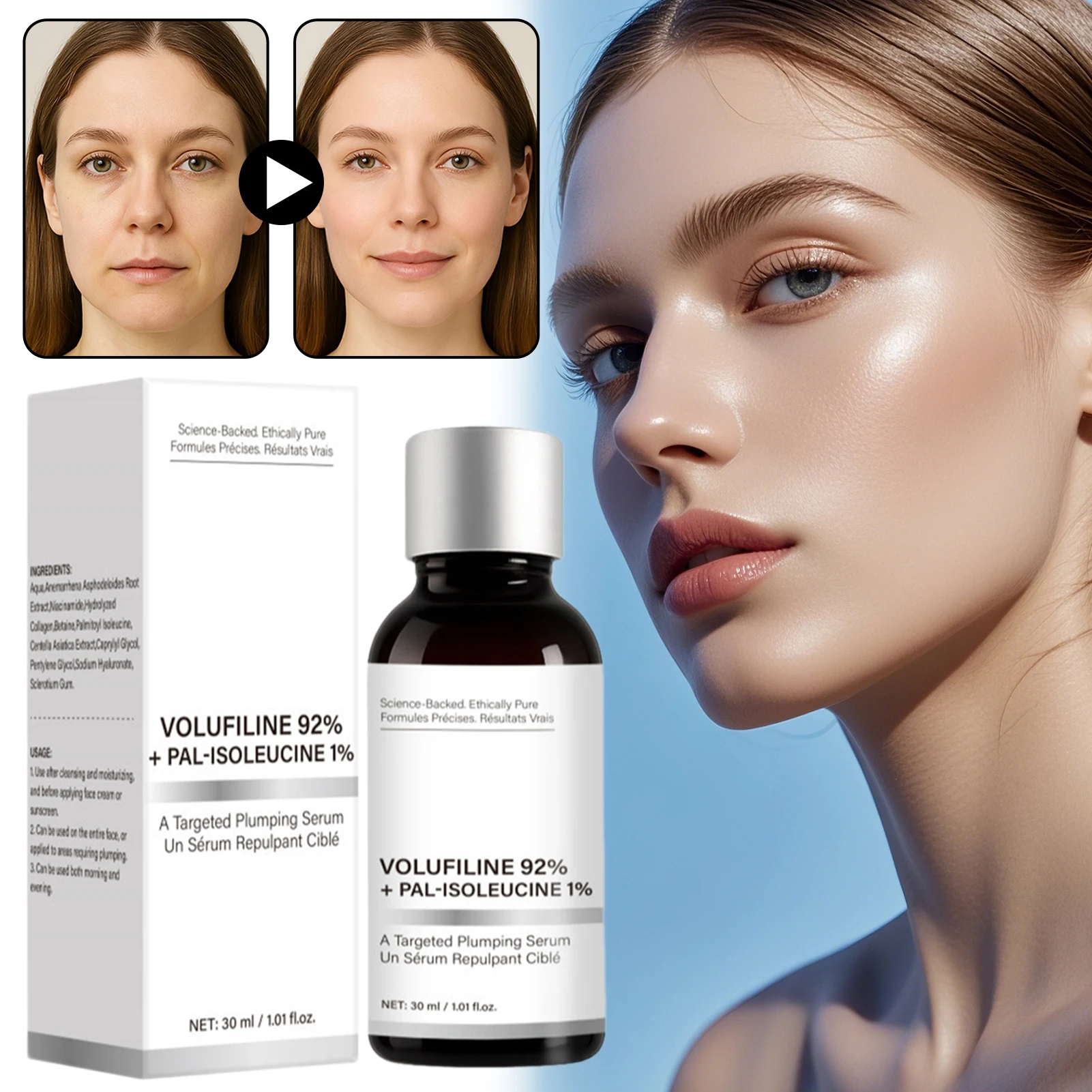 Anthurium Crystallinum - Velofeilin 92%+ Pal-Isoleucine 1% Essence Plumping