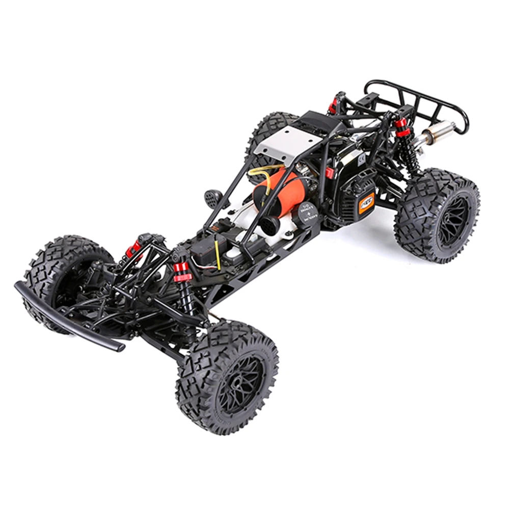 AS96 - Zestaw Antykolizyjny Przedni do 1/5 HPI ROFUN BAHA ROVAN KM BAJA 5B Upgrade 5SC CZĘŚCI, Czarny