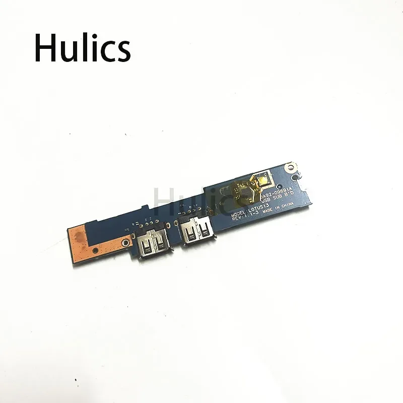 Used  For Samsung NP 530U3B 530U3C 532U3C 532U3X 535U3C 540U3C  Series USB Power Button Board Card Reader BA92-09691A