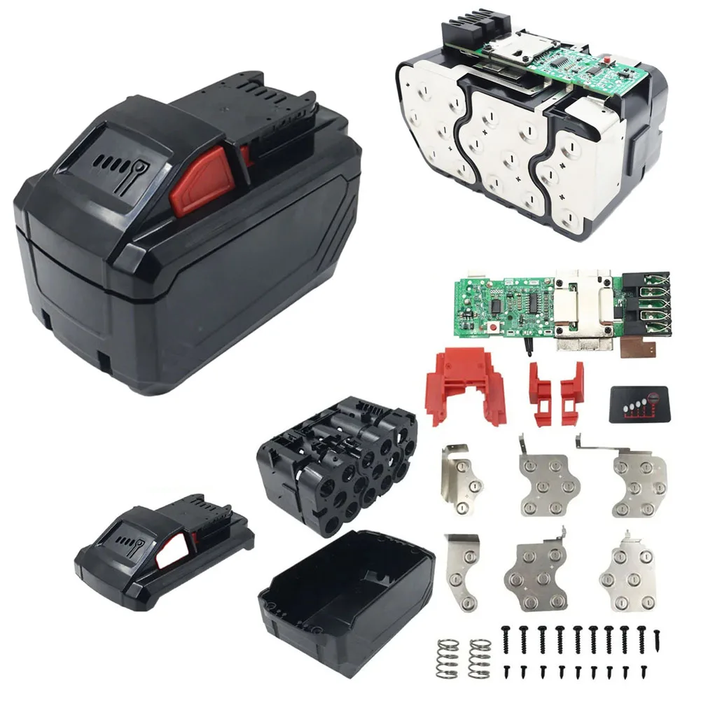 

15X21700 литий-ионный аккумулятор, пластиковый корпус, плата защиты от зарядки, коробка для корпуса литиевой батареи, аксессуары