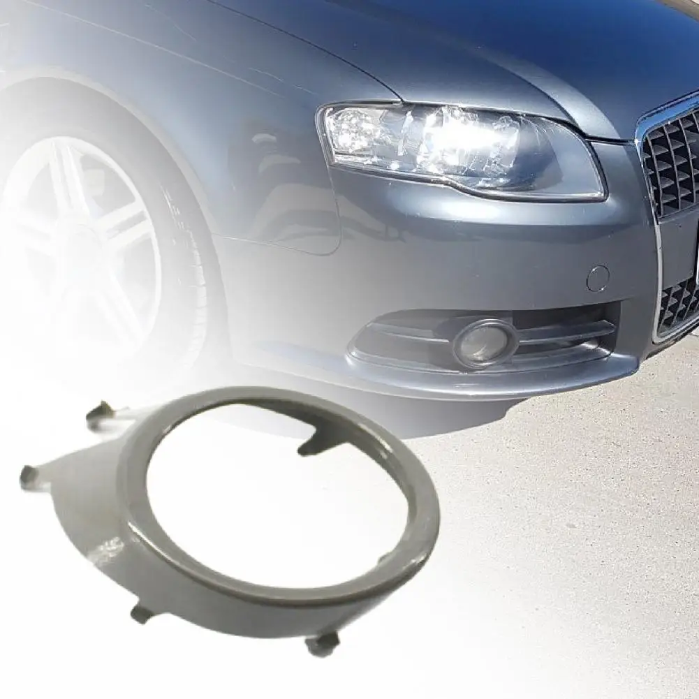 Practical Durable Fog Lamp Bezel Wear-Resistant L/R Easy Removal Fog Lamp Bezel 8E0807819 8E0807820 for Audi A4 B7 05-08