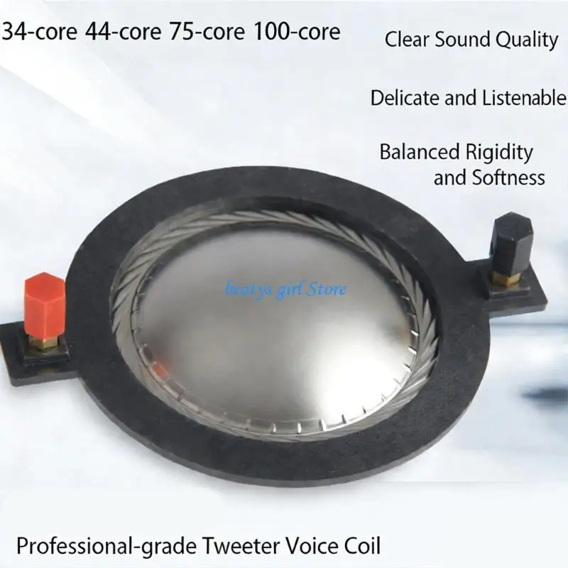 

C7AB 2Pcs Tweeter Diaphragm Voice Coil Set For Stage Speaker Sound Equipment