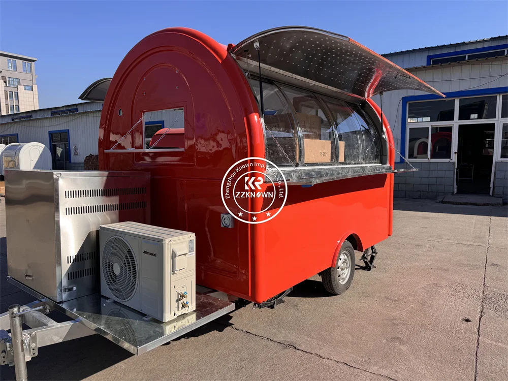 

DOT Concession Food Trailer Mobile Coffee Kiosk Ice Cream Cart Street Catering Truck Food Truck Mobile Kitchen Fully Equipped