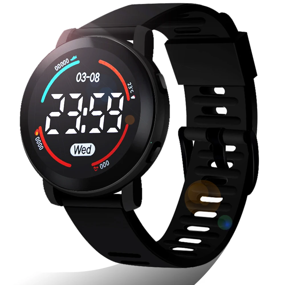 

Sports Digital Watch Smart Heart Rate Decorative Wrist Watch For Women Travel Military Men Watch Female Electronic Clock reloj