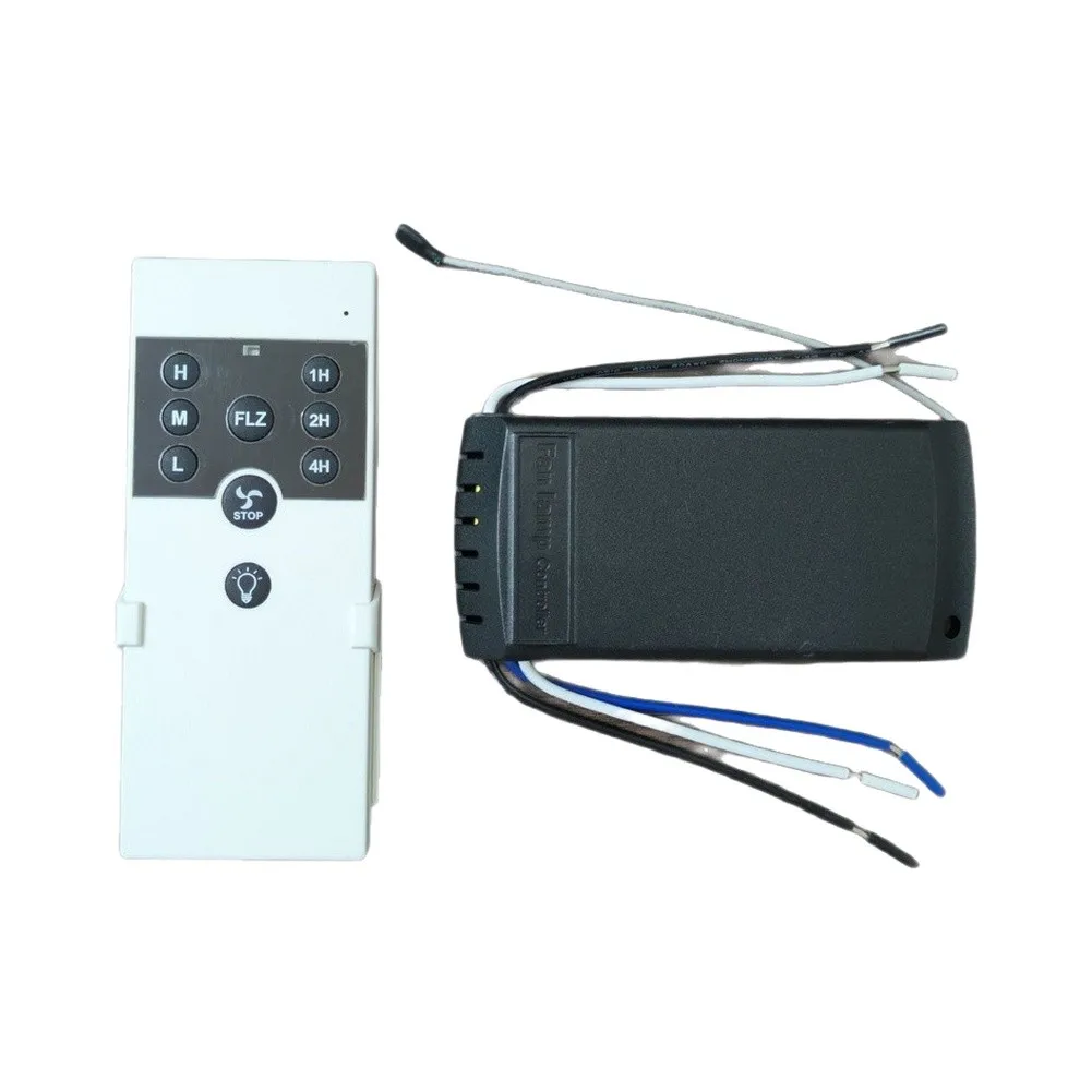 Smart AC Wireless Fan Remote Controller Supporting Timer-Based Operation for Compatible Ceiling Fans and Lights