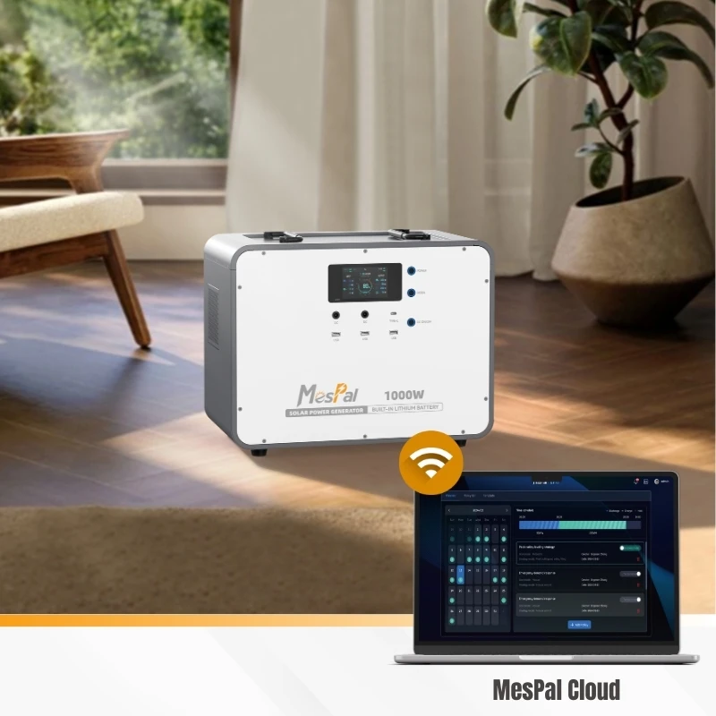 Multi-Source 1kW Energy Storage Portable Power Bank 1000W Lithium Ion for Outdoor Emergency