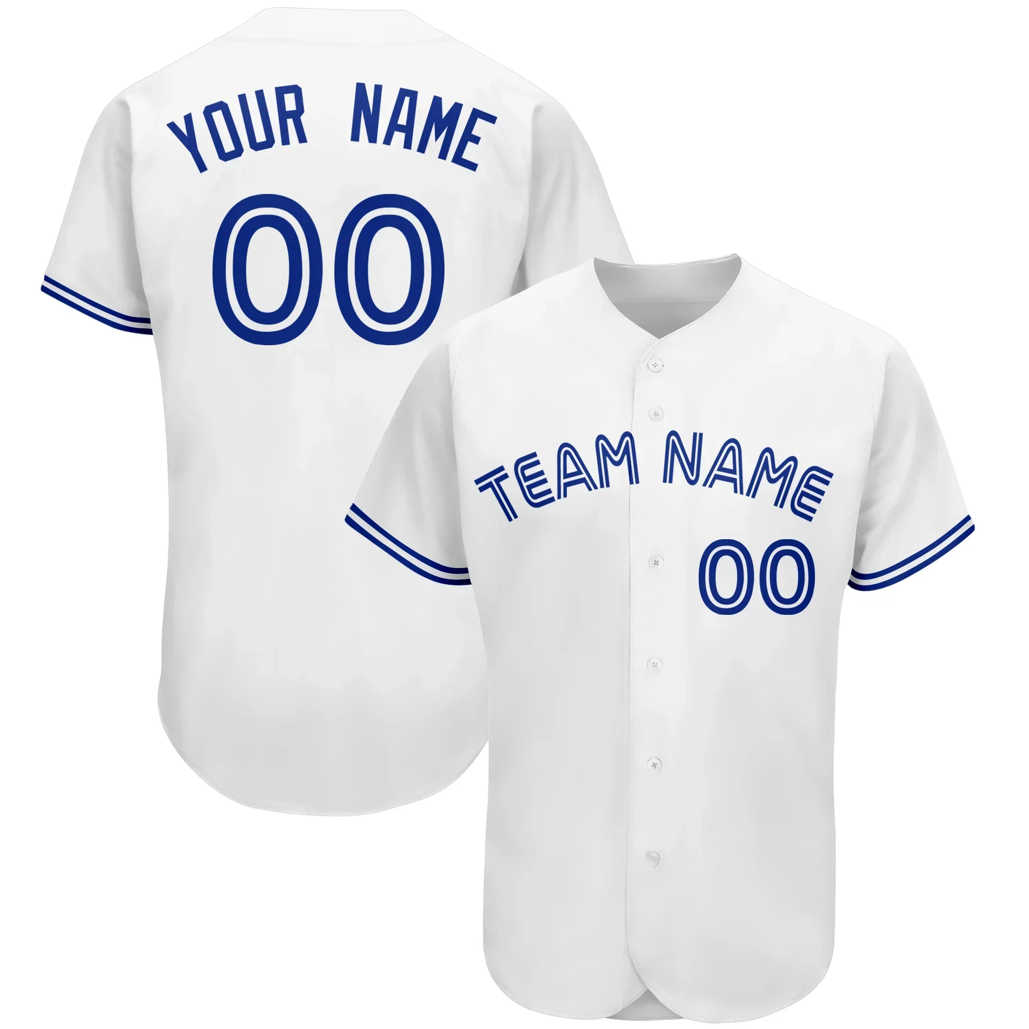 Custom Baseball Jersey Full Botton Holiday Party T-shirts Personalized Name Logo Number Adult Kids Training Uniform Unisex