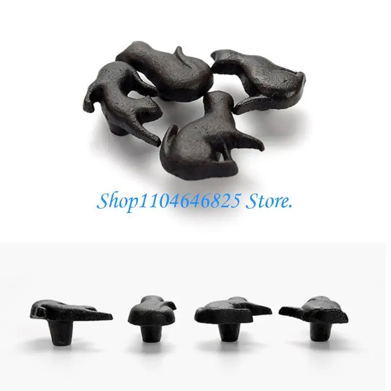 4Pcs Cats Cabinet Knob Drawer Pulls Unique Furniture Decorative Handle for Kitchen Cupboard Wardrobe Enduring