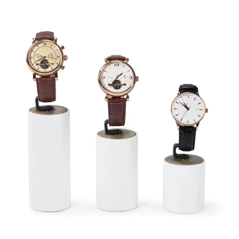 Expositor de Relojes, Soporte para Pulseras y Joyas, Organizador con Diseño de Anillo en C, Expositor para Minoristas, Regalo para Mujeres, Estante para Relojes