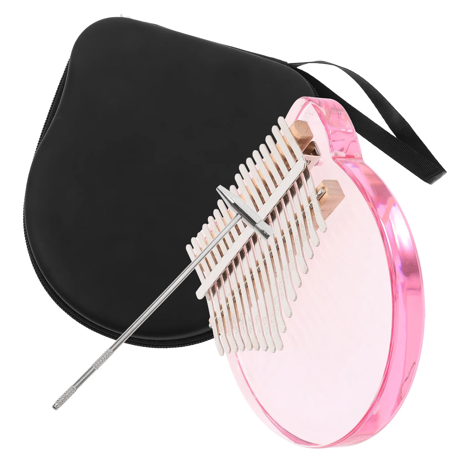 

Thumb Piano Portable Miniature Metal Smooth Practical Kalimba Small Musical Instrument Decor Adornment Delicate Beginner Cat