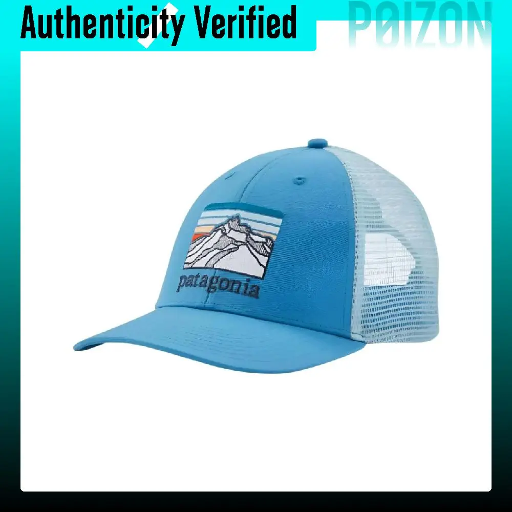 Patagonia Recycled Polyester Mesh Organic Cotton Baseball Caps Unisex Blue 38285-APBL