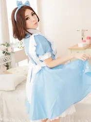 Halloween Maid Womens Adult Alice in Wonderland Suit Maids Lolita Fancy Dress Cosplay Costume for Women Girl