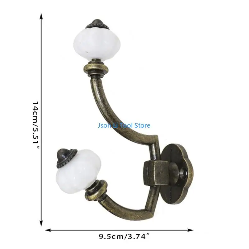 Y08D Móc áo choàng nặng Y08D Móc retro Hook trang trí tường dễ cài đặt