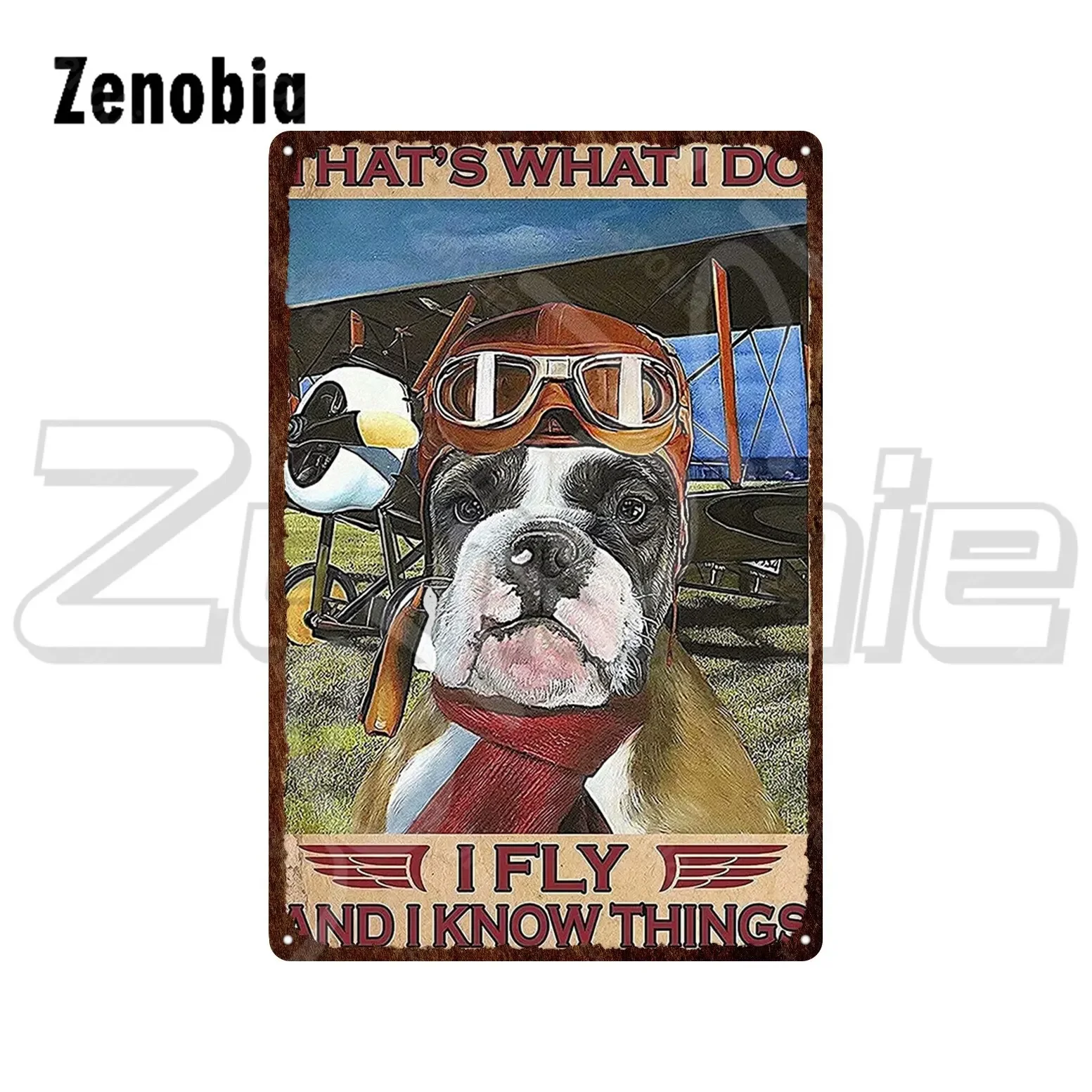 Vintage Cartoon Hunde und Katzen Metall Wandtafel niedliche Tier Zinn Zeichen für Wohnkultur lustige Hunde Metallplatte