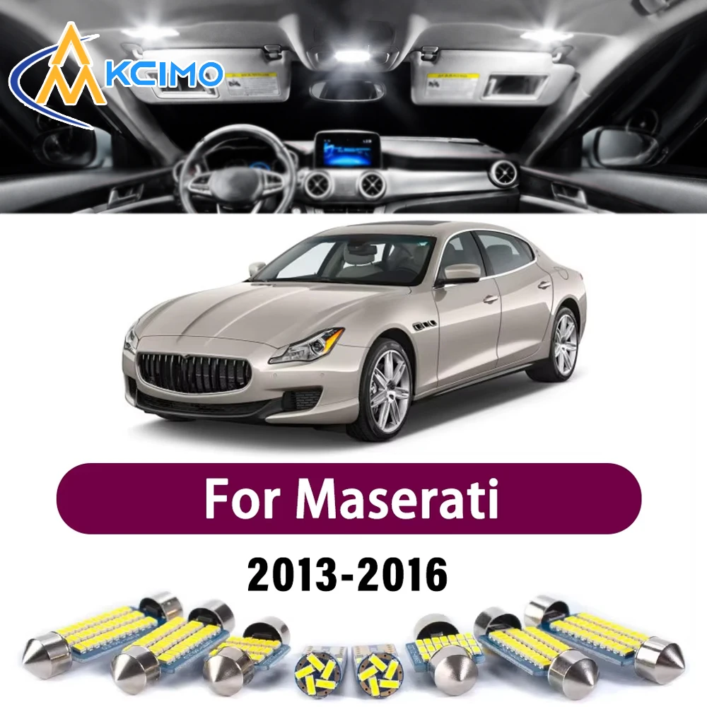 

Super Bright LED Interior Lamp Kit For Maserati Quattroporte IV MK6 M156 2013-2016 Error Free Canbus Reading Mirror Light Bulbs
