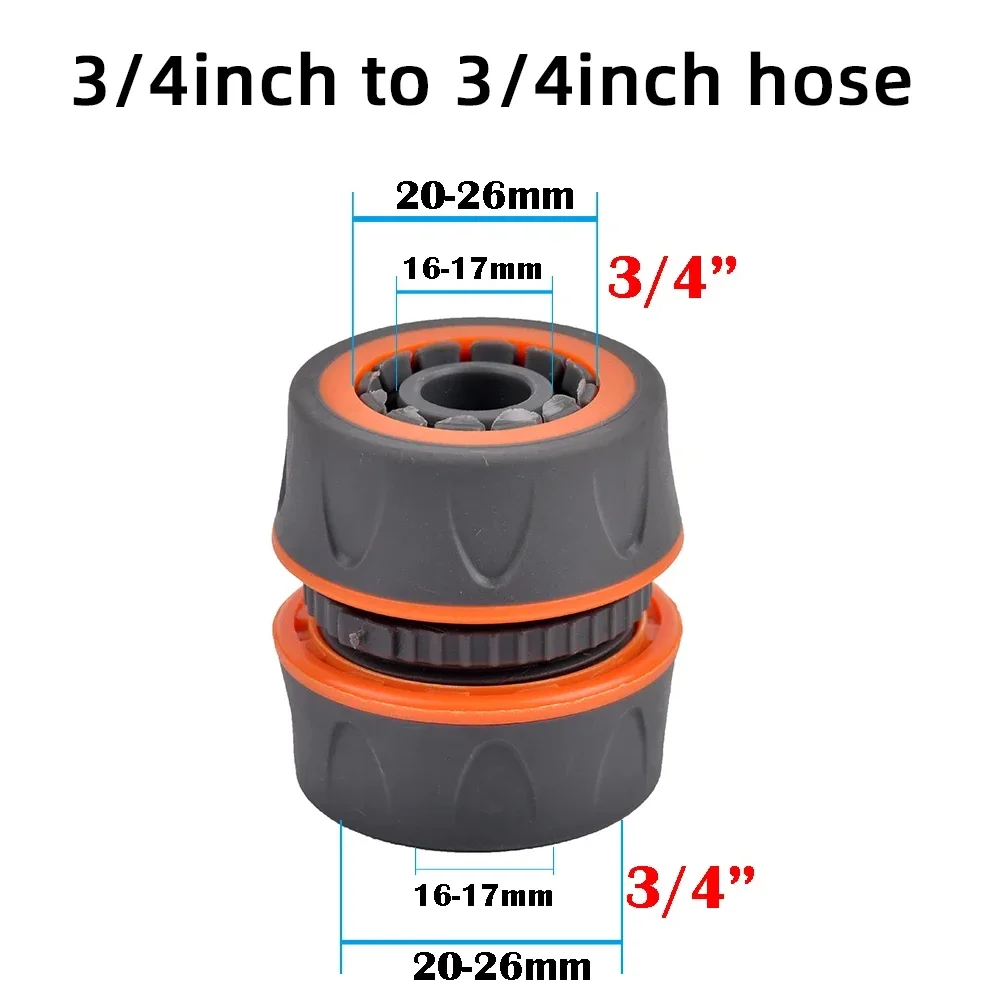 1 Stück 1/2" 3/4" 1" Gartenschlauch-Schnellanschlussadapter -EU-BPS-Gewindeanschlüsse für Wasserhähne, Spritzpistolen und Bewässerungssysteme