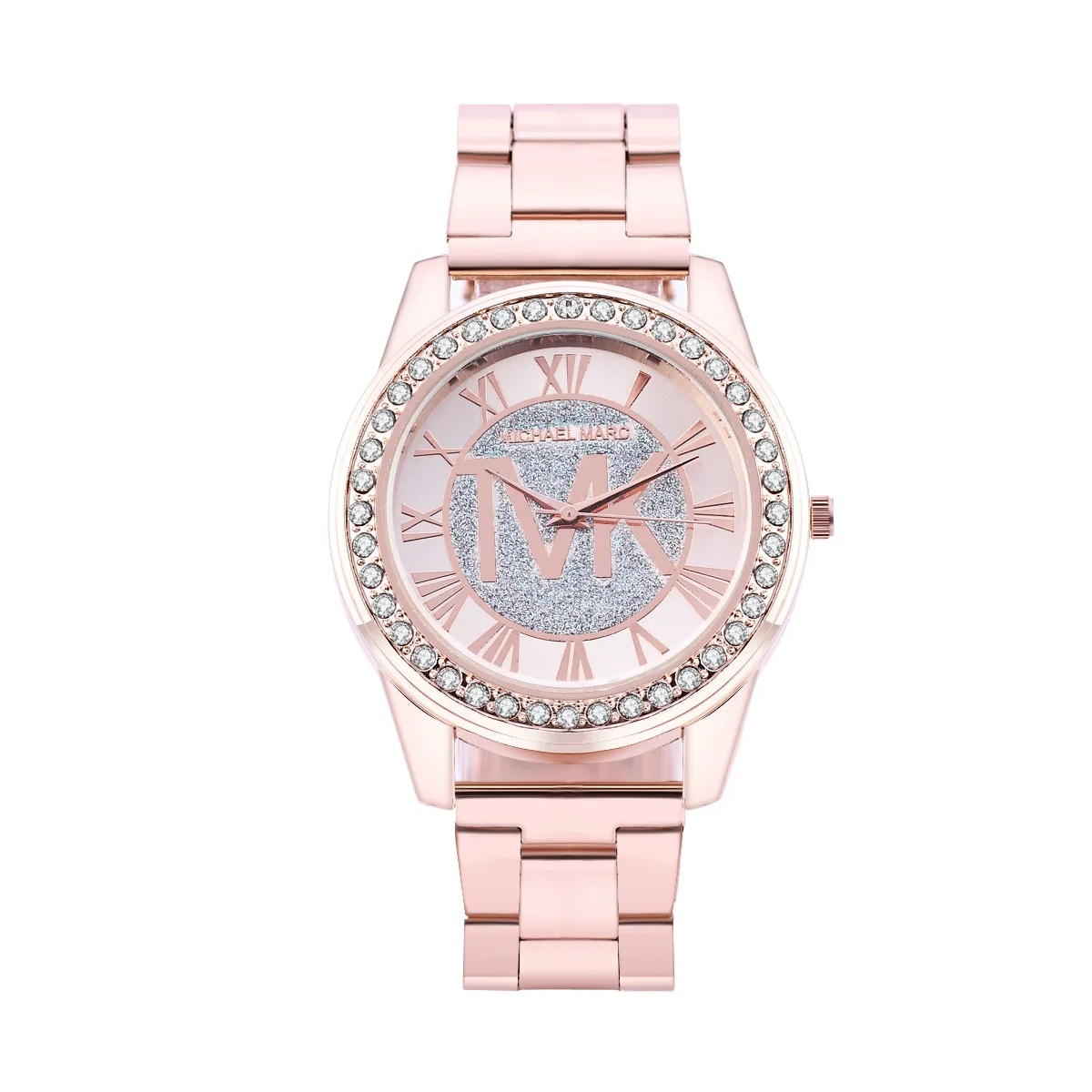 Famous Brand TVK Fashion Quartz Wristwatches Ladies Water Resistant Roman Digital Frosted Diamond Watches For Women Dropshipping