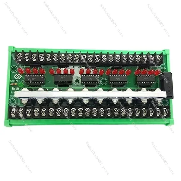 20-channel PLC Amplifier , Transistor Optocoupler, Isolated Power, Protection , Solid-state Output Board