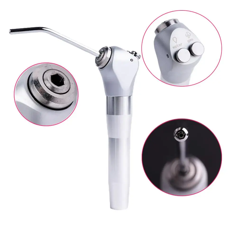 Dental Air Water Spray Triple 3 Way Syringe2 Nozzles Stainless Steel Tips Dentistry Cleaning Equipment Tools