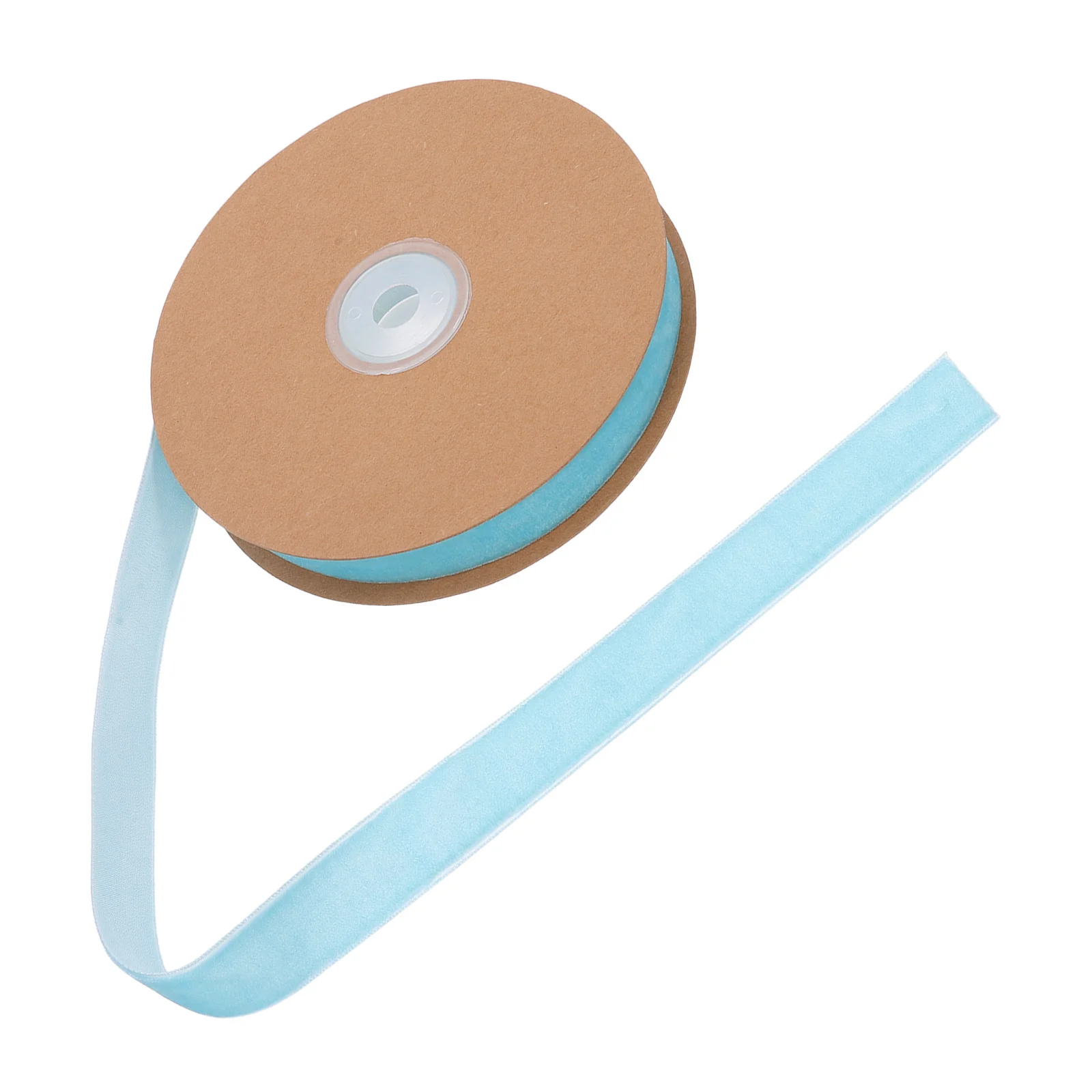 

1 Roll Solid Color Single Sided Flocking Ribbon Soft Craft Ribbon for Present Wrapping DIY Bow Making Flower Bouquets 10.94