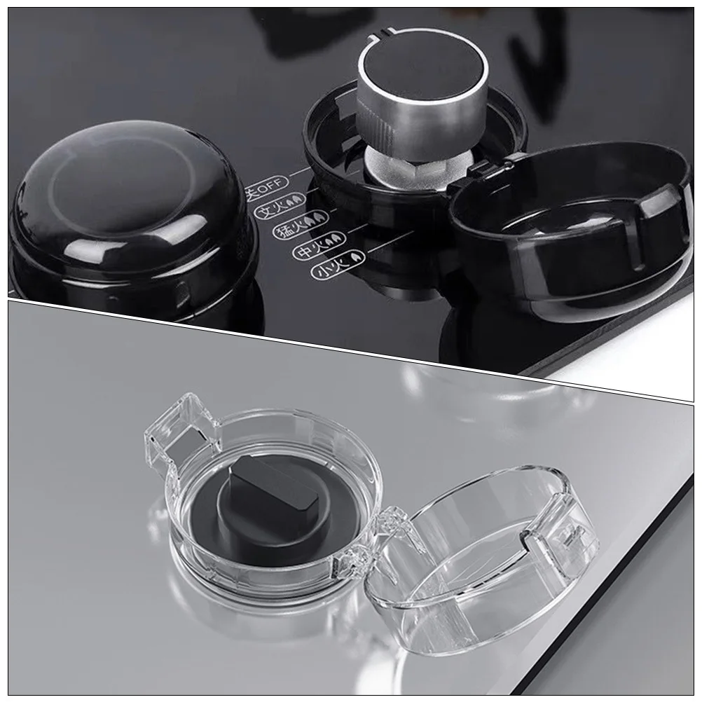 

4 шт., чехлы для ручек газовой плиты, защитные чехлы для детей, универсальные защитные чехлы для ручек из АБС-пластика, предметы первой необходимости для кухни, предметы первой необходимости для кухни