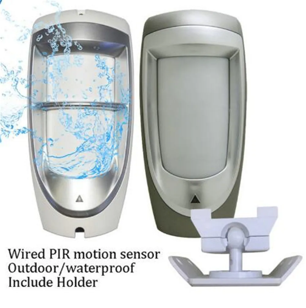 كاشف حركة PIR سلكي مقاوم للماء في الهواء الطلق لمستشعر حركة نظام إنذار أمان المنزل #3