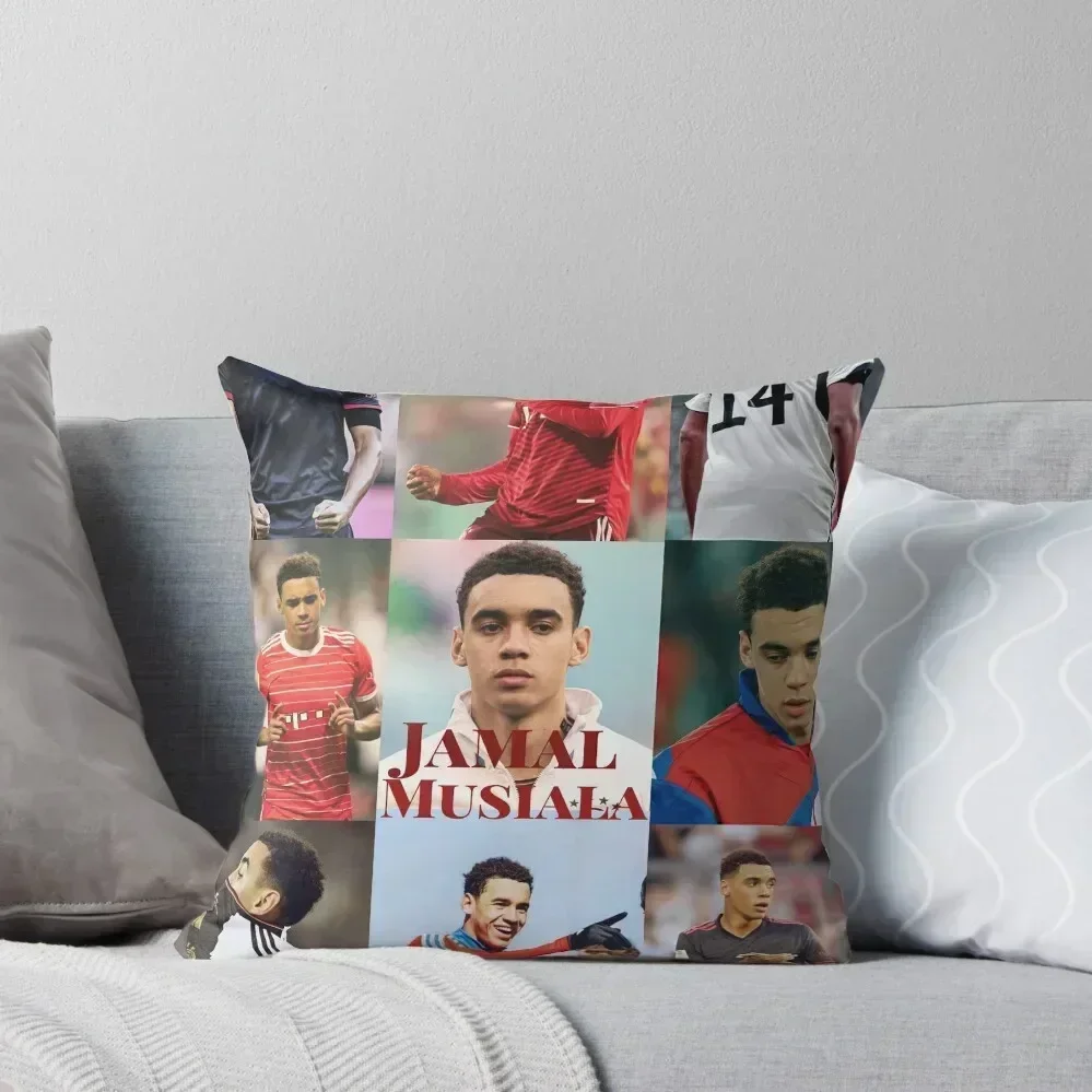 

Jamal Musiala Throw Pillow Cushions For Sofa Decorative Cushions pillow