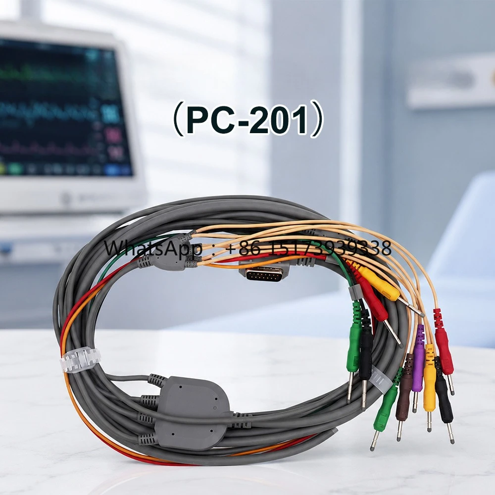 Reusable Disinfection 10 Lead Patient Cable and Lead Wire