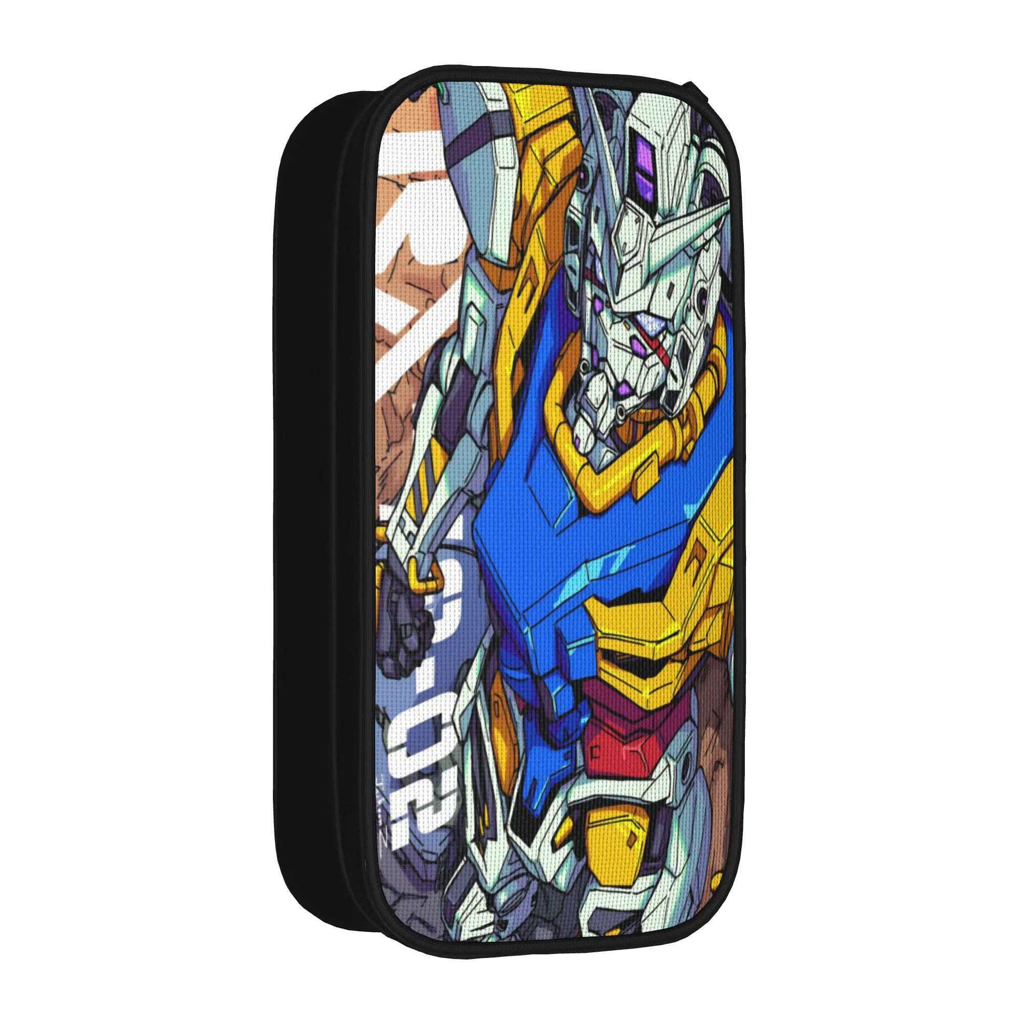 Cute mobile suit gundams Pencil Cases  Pencilcases Pen for Student Big Capacity Bag School Supplies Cosmetic Stationery