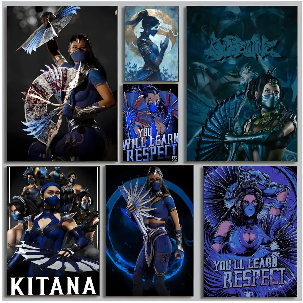 Game Character Mortal Kombat Poster Modern Wall Art Bedroom Living Room Print Unframed
