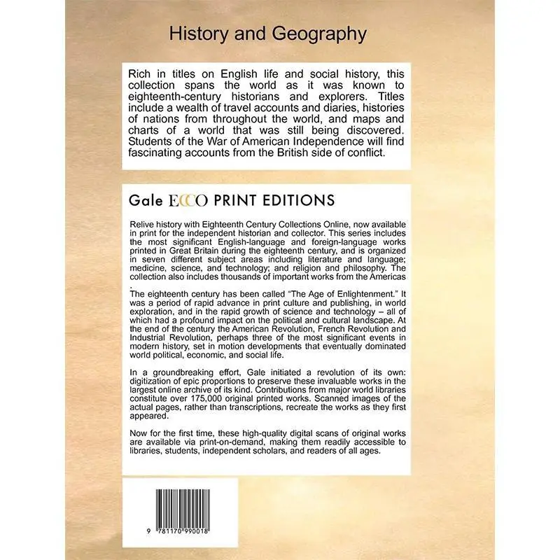 Nations From The Reign Of Charlemaign To The Age Of Lewis  V1 Voltaire Gale Ecco Print Editions 9781170990018 Book