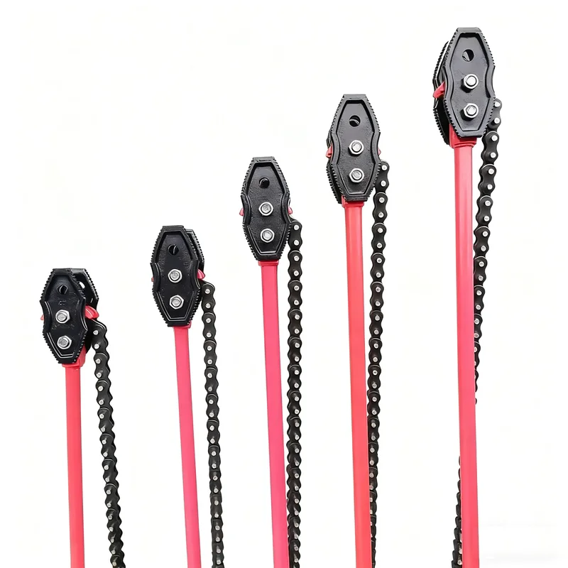 B-type Chain Pipe Pliers, Fire Pipe Chain Pliers, Chain Wrench, Heavy-duty Extended Pipe Pliers, 900-1500MM Length Optional