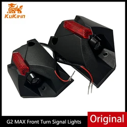 Original Front Turn Signal Lights for KUGOO KuKirin G2 MAX Electric Scooter Parts Left and Right Warning Light Accessories