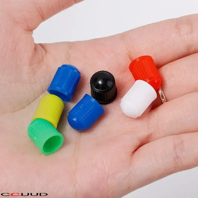 Universal Car Valve Cap Plastic Wheel Tire Air Stem Cover Black Red Blue Dust Tyre Valve Caps for Car Motorcycles Bike Bicycle - Image 6