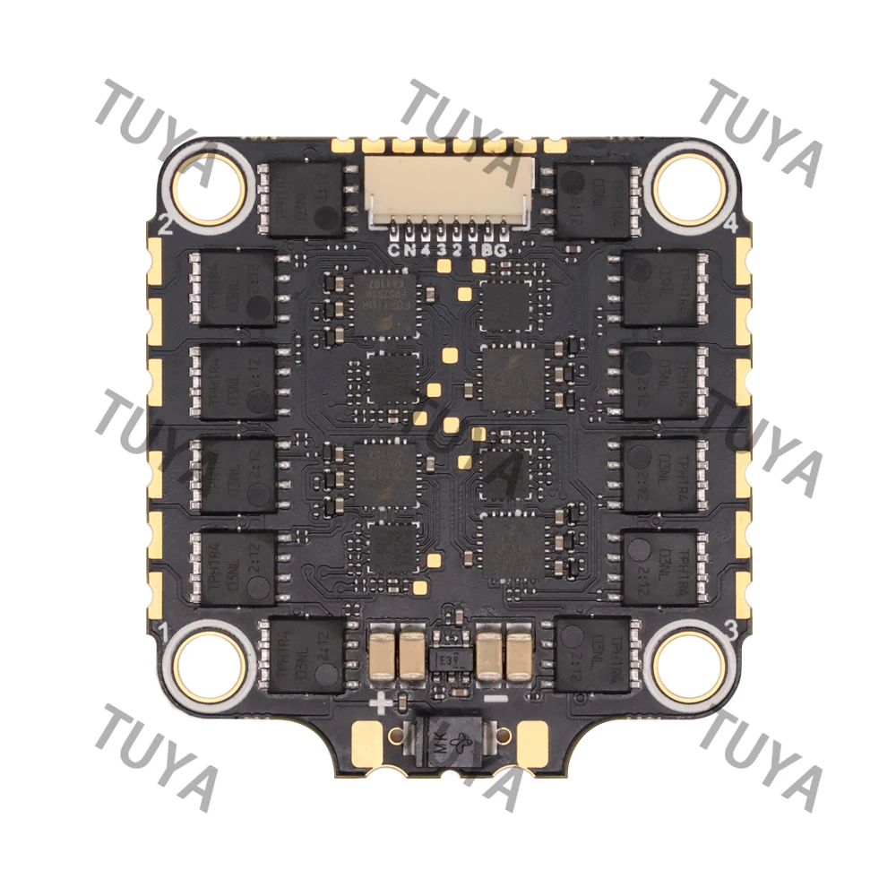 

2130 50A 4-in-1 ESC 2S-8S Lipo Low-Noise PWM Drive High-Temperature Resistance Dshot150 for RC Drones FPV Racing Drones