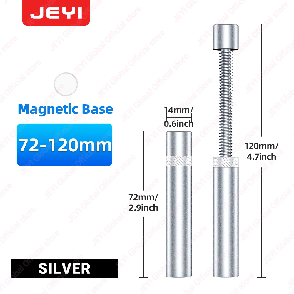 JEYI Verstelbare Grafische Kaart Heavy Duty GPU Anti-Sag Beugel-Ondersteuning voor Desktop PC Universele Case Mount Zwart/Wit/Zilver