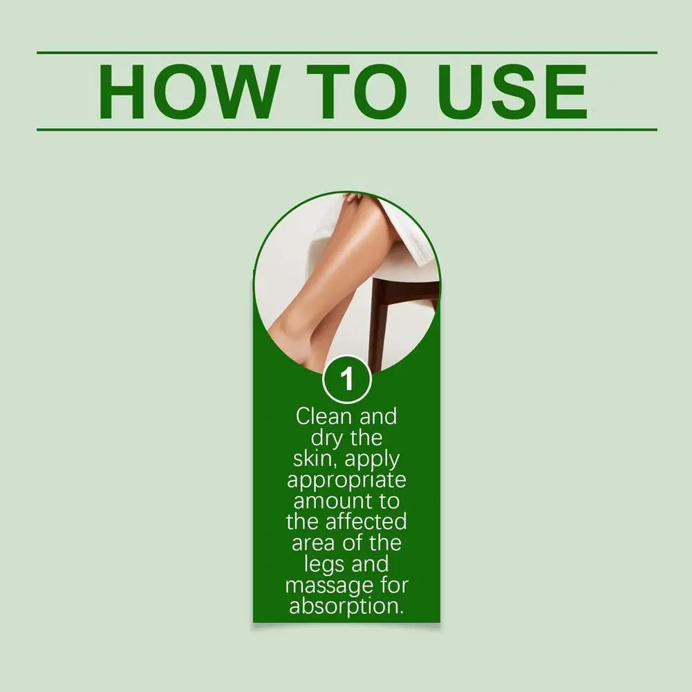 100g﻿ Leg Therapy Edema Care Cream Repair Varicose Veins Antiedematous Foot Improves Circulation Anti Edema Ointment - view 6