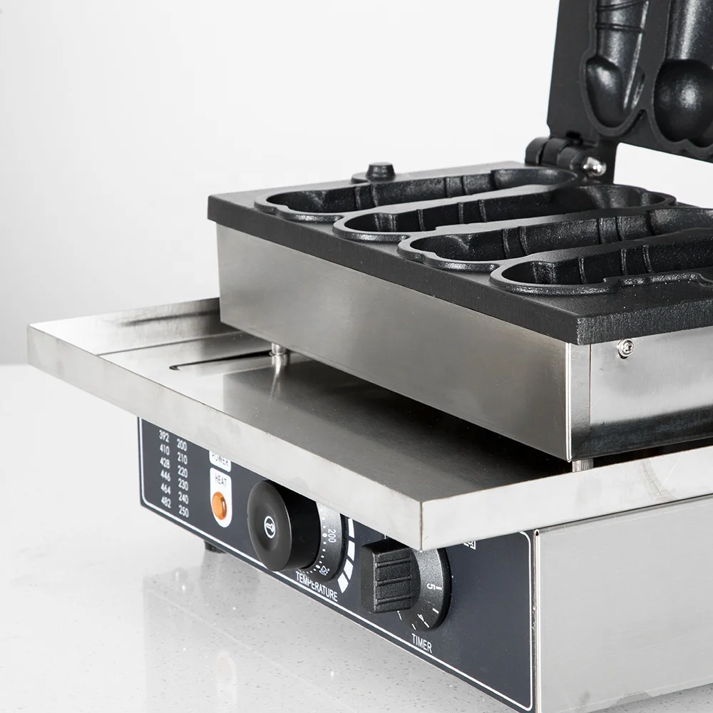 عالية الجودة التحكم في درجة الحرارة التجارية القضيب الهراء صانع آلة ديك آلة الوافل