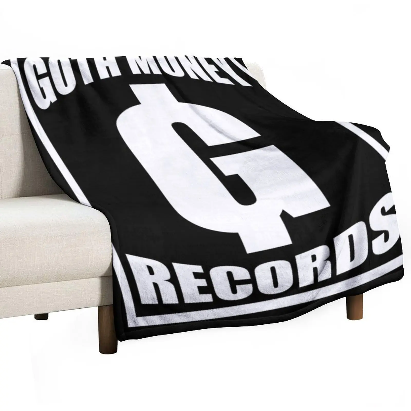 

GOTH MONEY RECORDS OG ON BLACK Throw Blanket Thin sofa bed Fashion Sofas Weighted Blankets