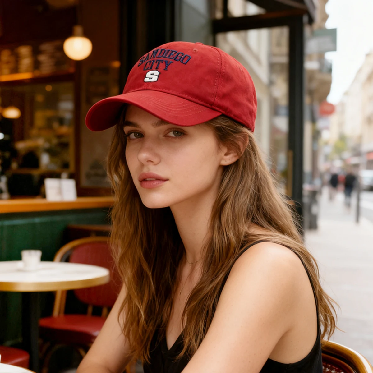 Hard-Brimmed Baseball Cap for Women 2026 New Style, Deep Crown, Wide Brim, Large Head Circumference, Face-Slimming Effect, Duckbill Cap for Men, Sun Protection Hat for Hiking