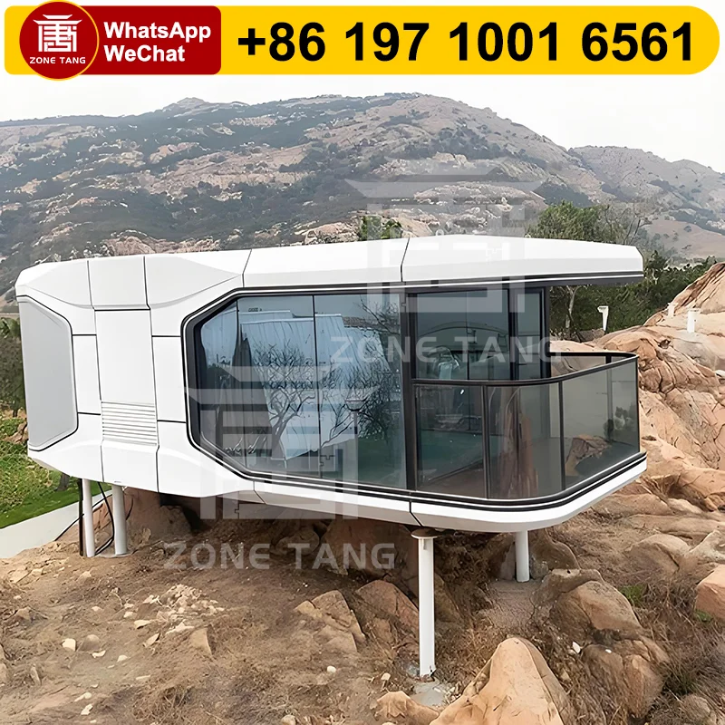

High Quality Prefabricated Modular House Space Capsule House Hot Insulation Living Capsule Homes Shipping Container Homes Houses
