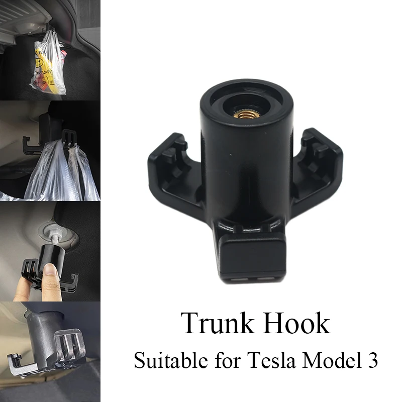 

Car Trunk Grocery Bag Hook Accessories For Tesla Model 3 Upgrade Version Storage